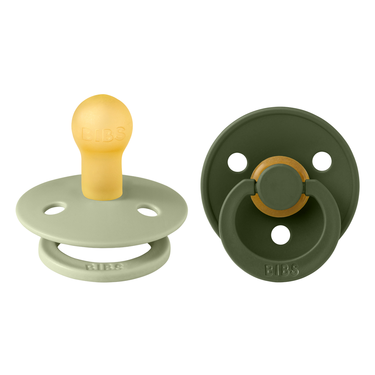 Colour Tétines Pack de 2- Type de tétine Rond Bibs