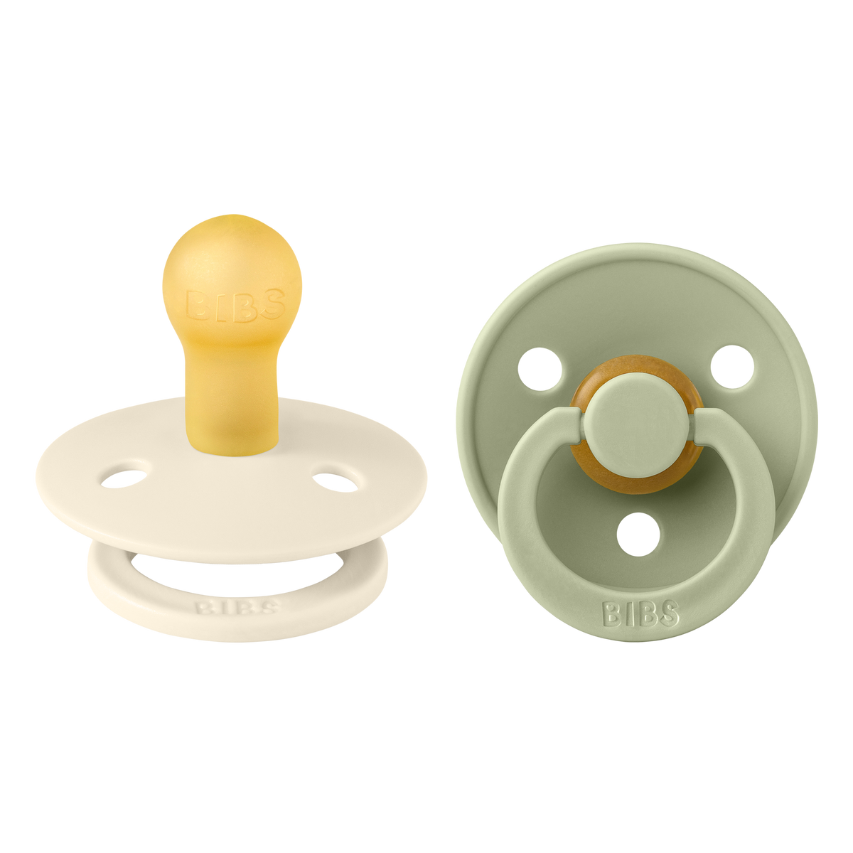 Colour Tétines Pack de 2- Type de tétine Rond Bibs