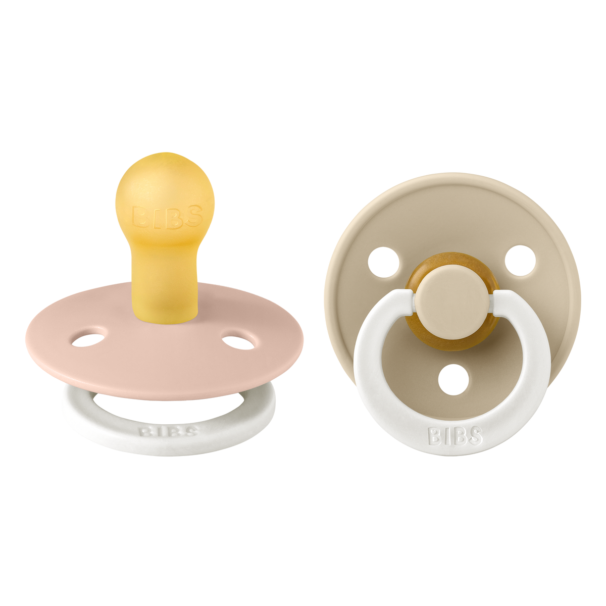 Colour Tétines Pack de 2- Type de tétine Rond Bibs