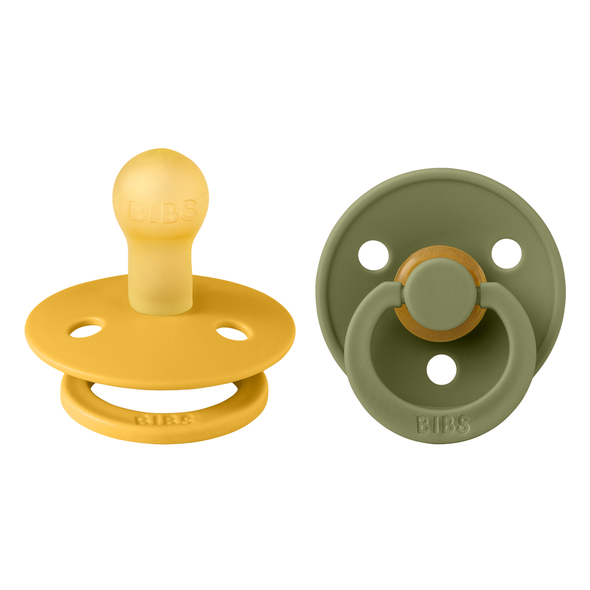 Colour Tétines Pack de 2- Type de tétine Rond Bibs