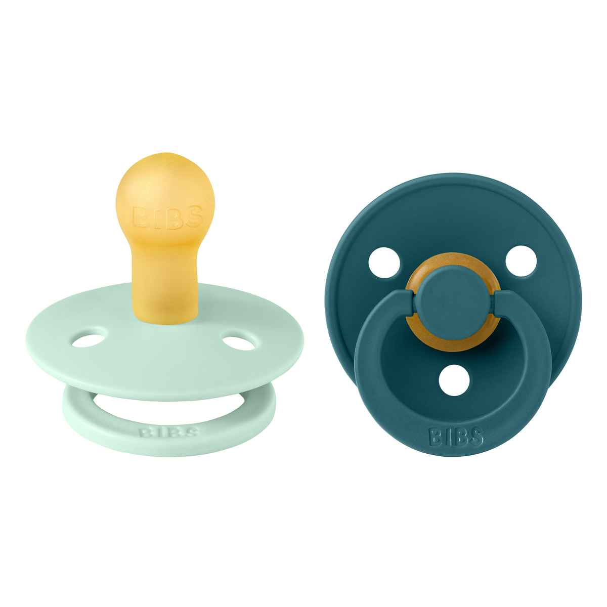 Colour Tétines Pack de 2- Type de tétine Rond Bibs