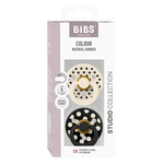 Tétines Colour STUDIO Lot de 2 - Type de tétine Rond Bibs