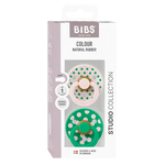 Tétines Colour STUDIO Lot de 2 - Type de tétine Rond Bibs