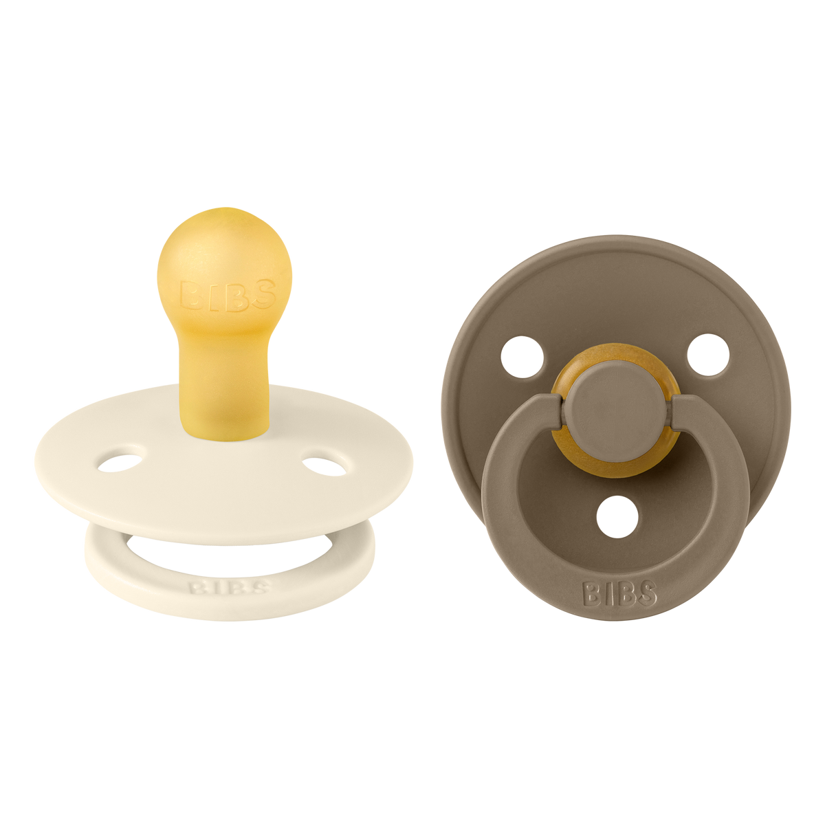 Colour Tétines Pack de 2- Type de tétine Rond Bibs