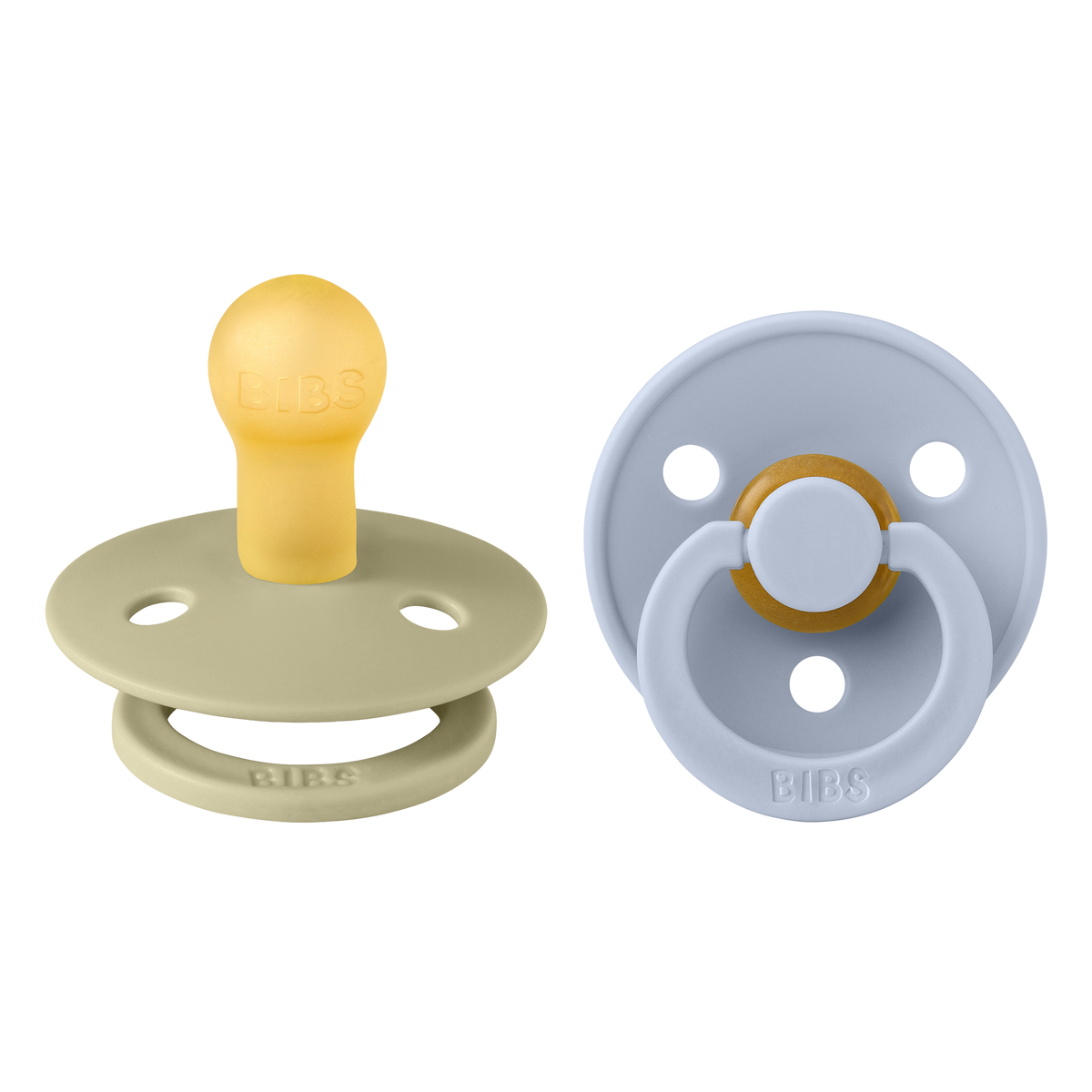 Colour Tétines Pack de 2- Type de tétine Rond Bibs