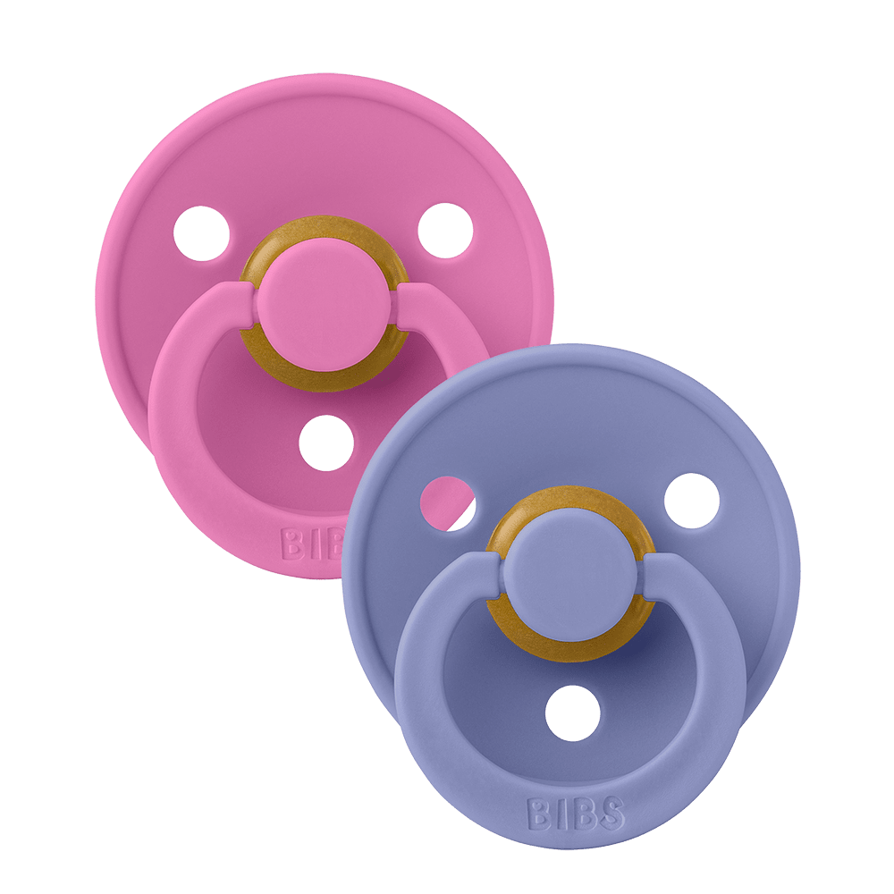 Colour Tétines Pack de 2- Type de tétine Rond Bibs