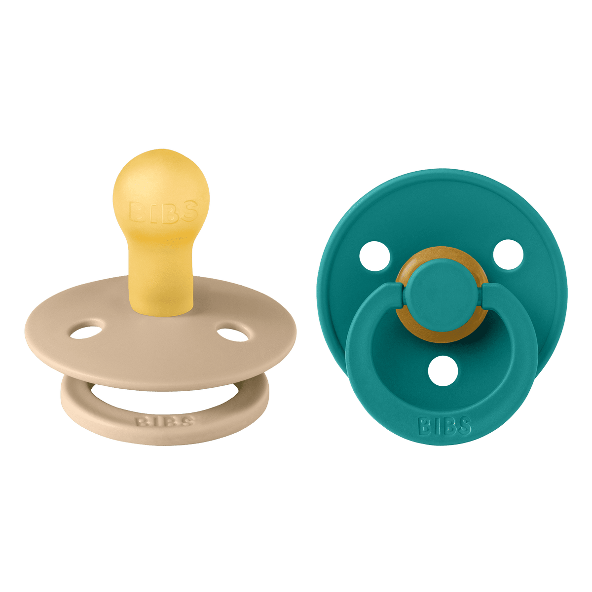 Colour Tétines Pack de 2- Type de tétine Rond Bibs