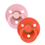 Colour Tétines Pack de 2- Type de tétine Rond Bibs