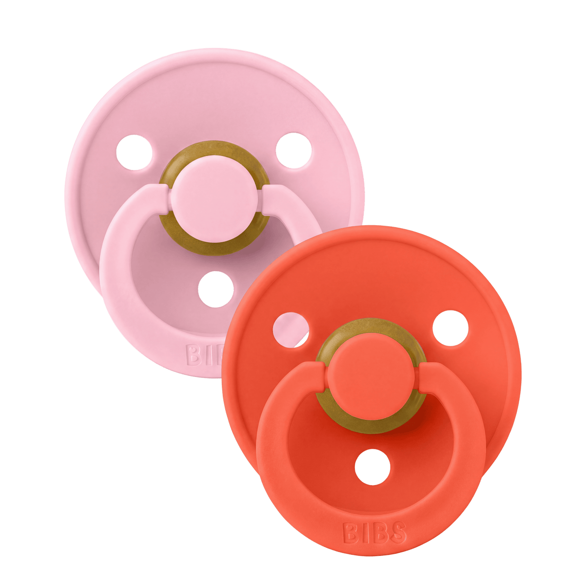 Colour Tétines Pack de 2- Type de tétine Rond Bibs