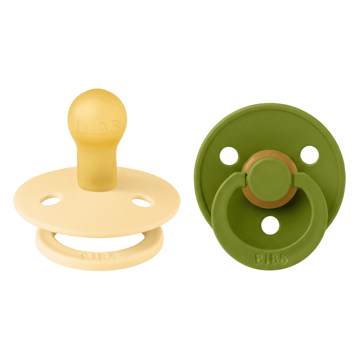 Colour Tétines Pack de 2- Type de tétine Rond Bibs