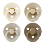Colour Tétines Pack de 4 - Type rond Bibs