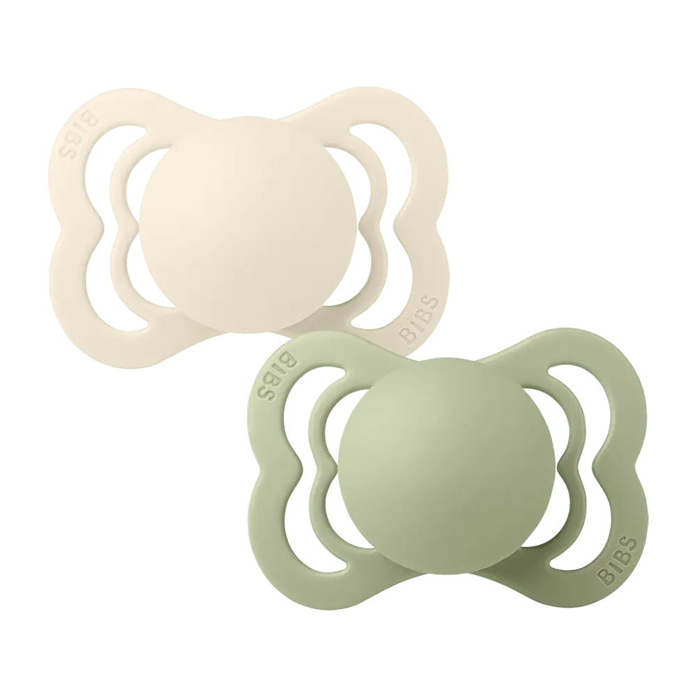 Tétines Supreme Lot de 2-Type de tétine Symétrique Bibs