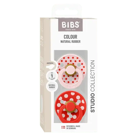 Tétines Colour STUDIO Lot de 2- Type de tétine Anatomical Bibs