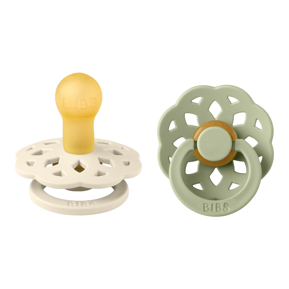 Boheme Tétines PACK 2- Type de tétine Rond Bibs