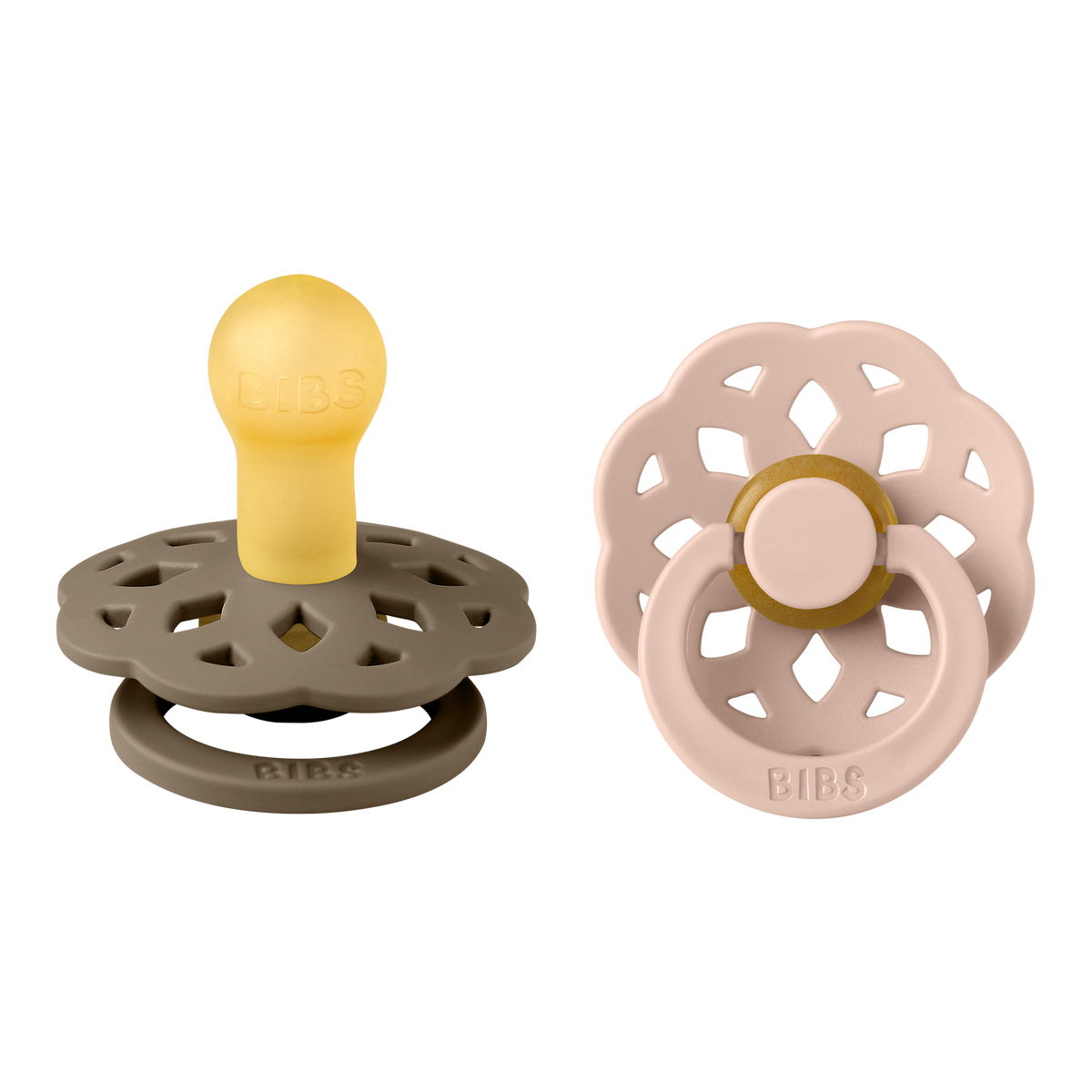 Boheme Tétines PACK 2- Type de tétine Rond Bibs