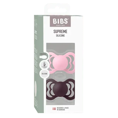 Tétines Supreme Lot de 2-Type de tétine Symétrique Bibs