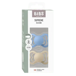 Tétines Supreme Lot de 2-Type de tétine Symétrique Bibs