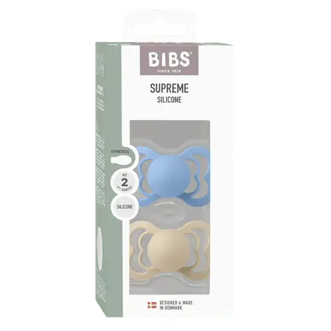 Tétines Supreme Lot de 2-Type de tétine Symétrique Bibs