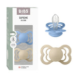 Tétines Supreme Lot de 2-Type de tétine Symétrique Bibs