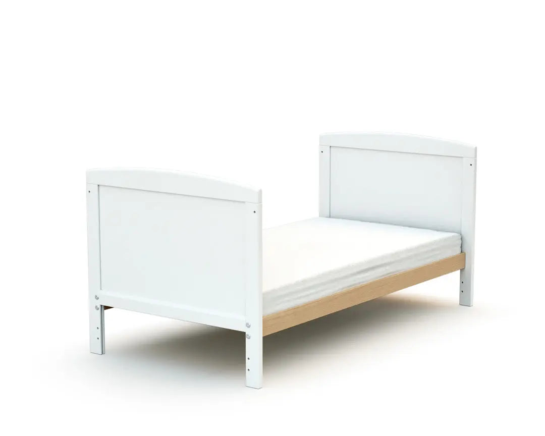 ESSENTIEL Lit bébé évolutif en bois 60x 120 cm (matelas inclus) AT4