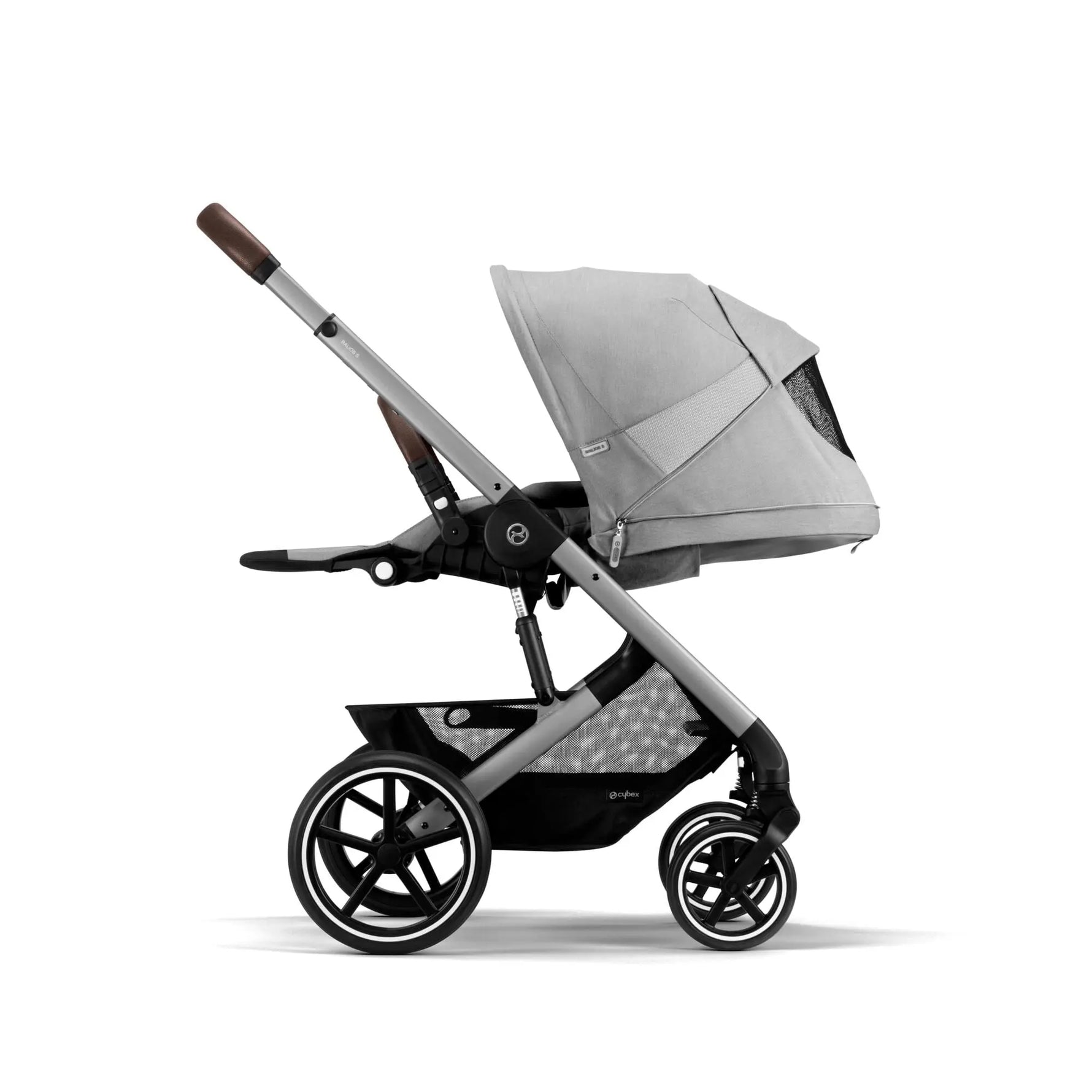 Poussette CYBEX Balios S Lux – Châssis Silver / Lava Grey Cybex