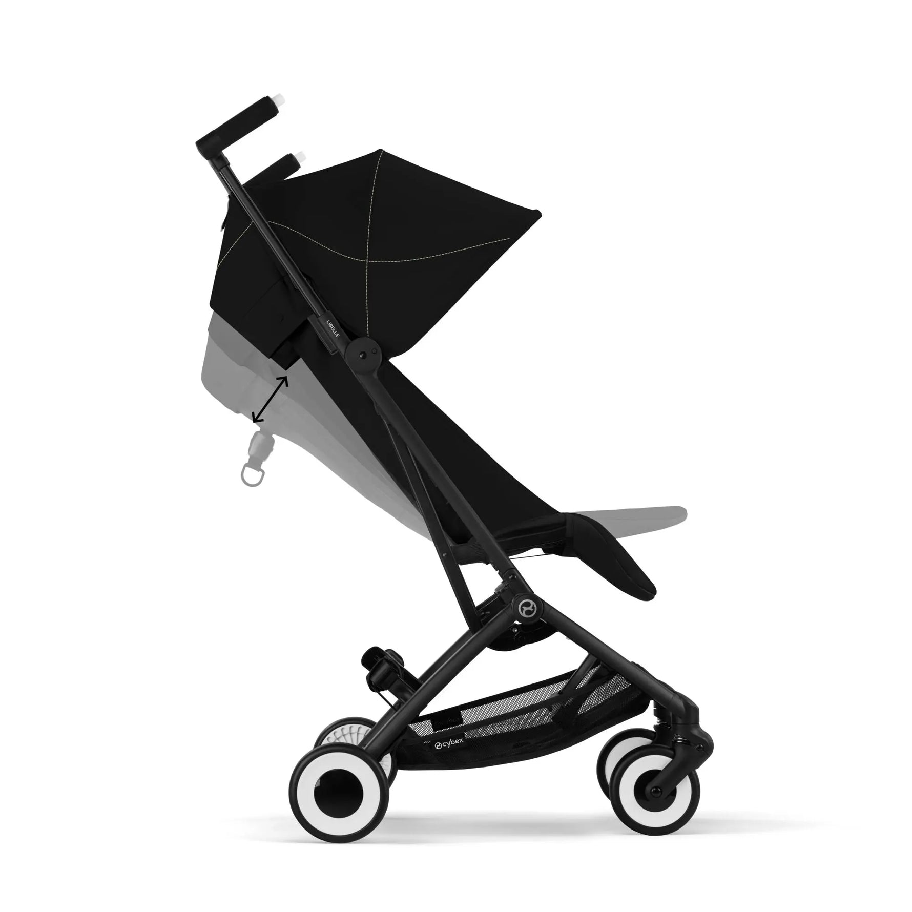 Poussette CYBEX Libelle – Châssis Black / Magic Black Cybex