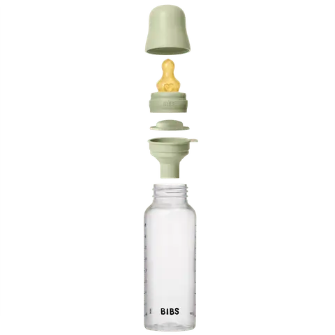 Set de biberons PP sans BPA avec tétine ronde en latex Bibs