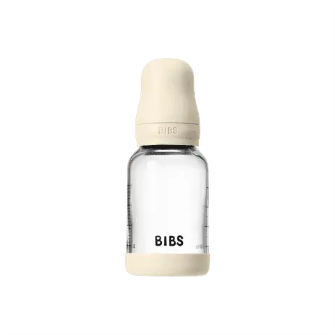 Set de biberons en verre 120ml ou 240ml avec tétine en latex Moutatchou