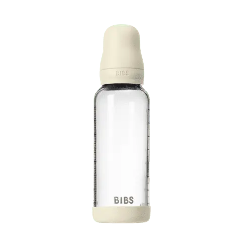 Set de biberons en verre 120ml ou 240ml avec tétine en latex Moutatchou