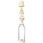 Set de biberons en verre 120ml ou 240ml avec tétine en latex Moutatchou