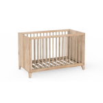 Lit bébé évolutif Naïa Bois - Moutatchou