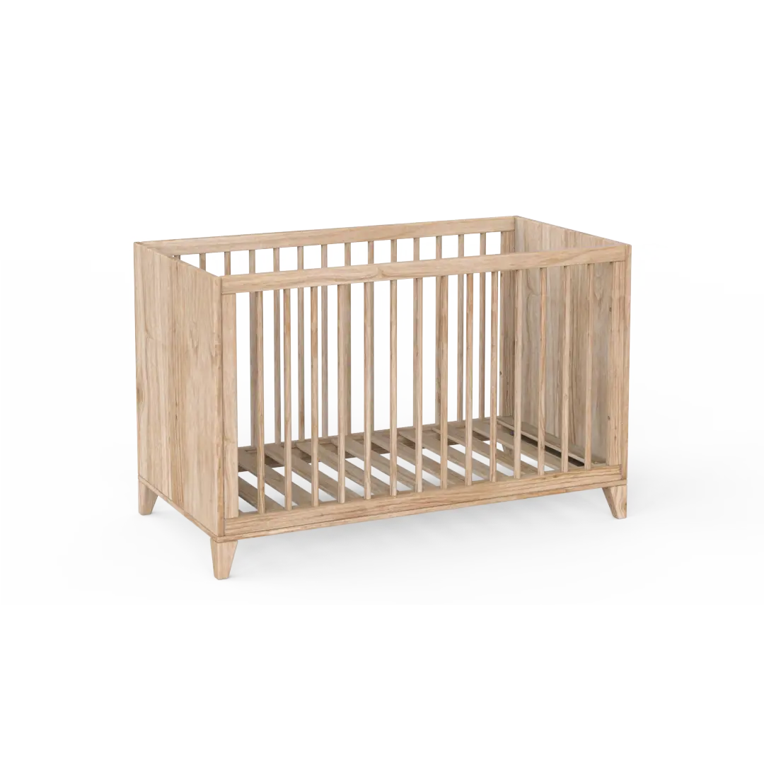 Lit bébé évolutif Naïa Bois - Moutatchou