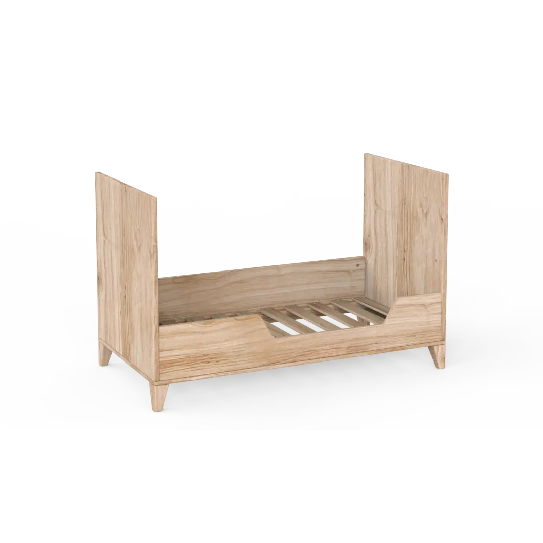 Lit bébé évolutif Naïa Bois - Moutatchou