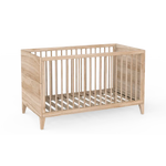 Lit bébé évolutif Naïa Bois - Moutatchou