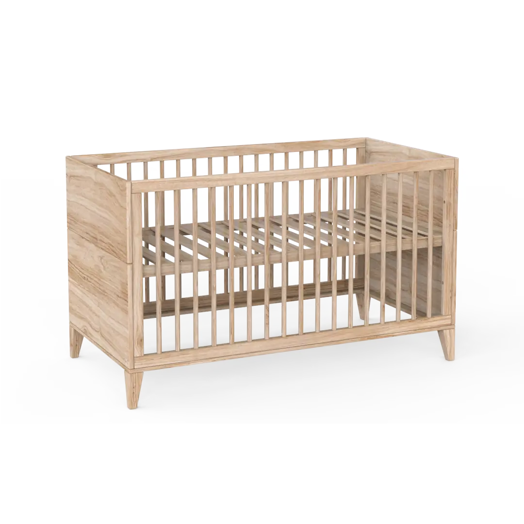 Lit bébé évolutif Naïa Bois - Moutatchou