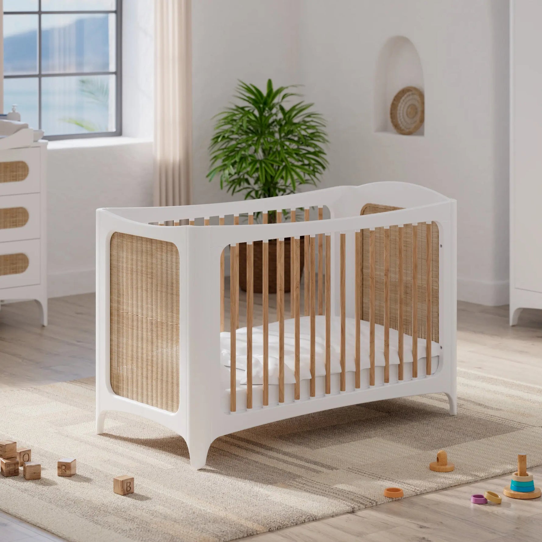 Lit bébé évolutif Théo Néréides Neige Théo