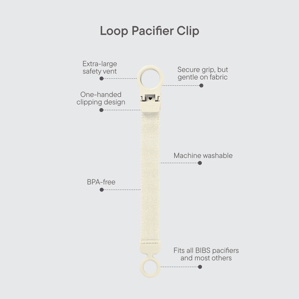 Attache-tétine Loop Bibs