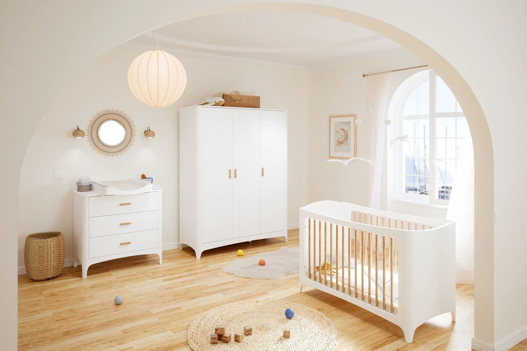 Armoire bébé Théo Nérée Neige Théo