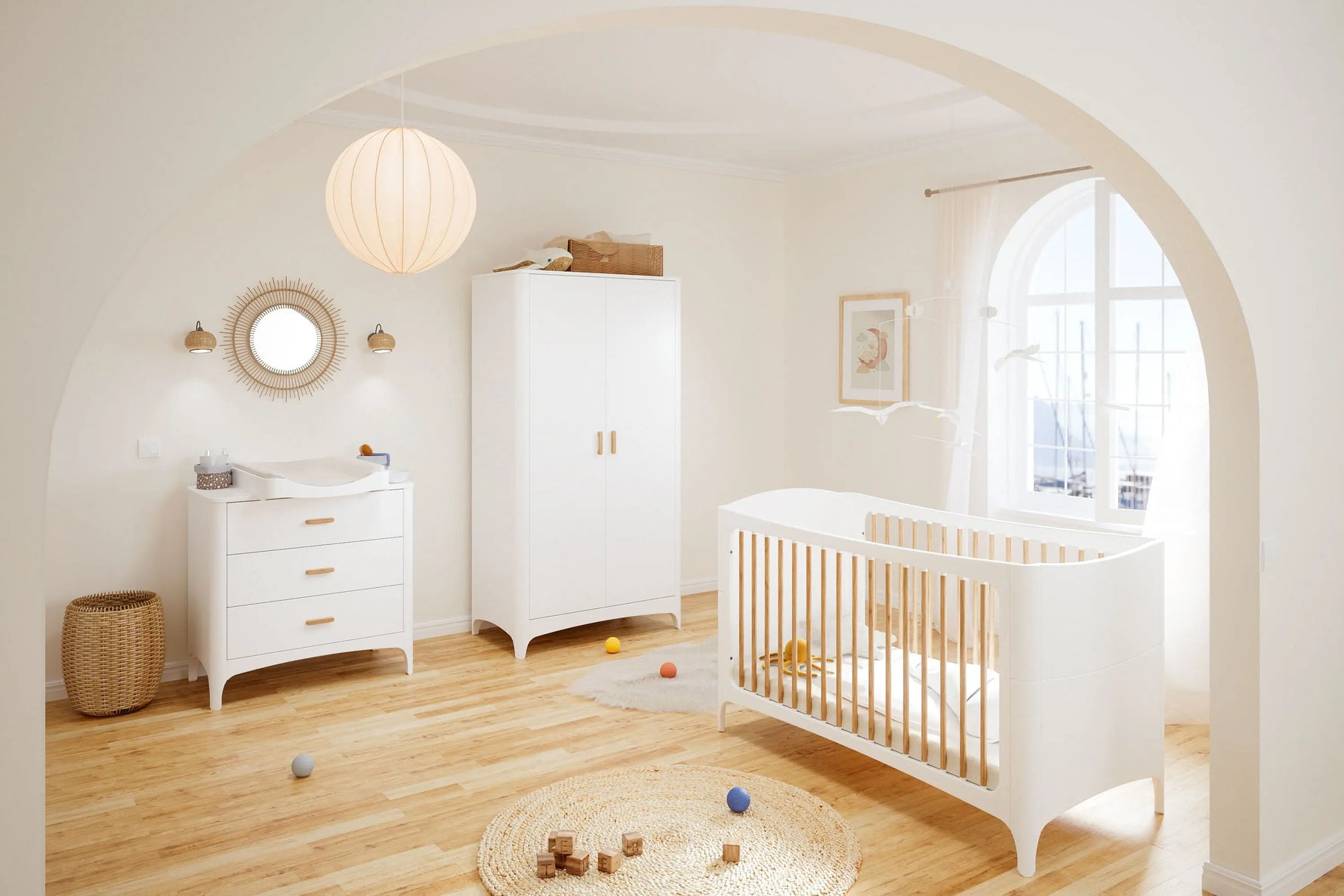 Armoire bébé Théo Nérée Neige Théo