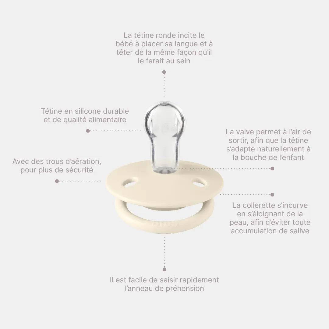 De Lux Tétines Pack de 2 Bibs