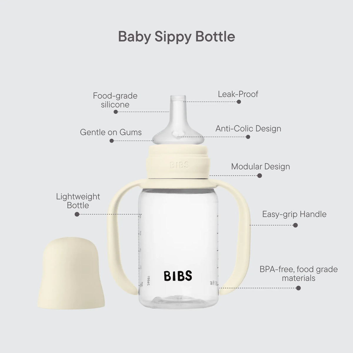Biberon Bec Verseur Silicone 150 ml Bibs