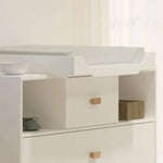 Box a langer LEO Neige compatible avec commode Marélie, Marélia, Naïa, Nami, Océane et Océania. - Moutatchou
