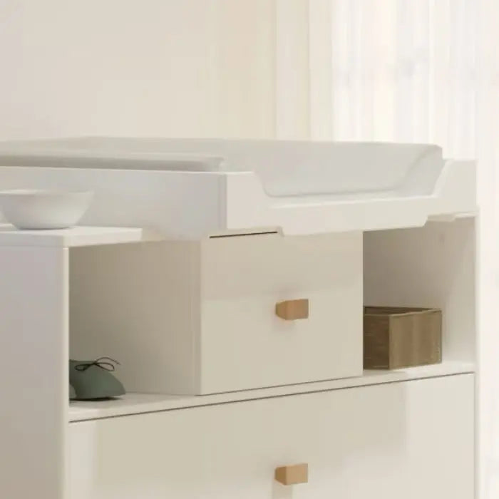 Box a langer LEO Neige compatible avec commode Marélie, Marélia, Naïa, Nami, Océane et Océania. - Moutatchou