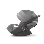 Siège-auto CYBEX Cloud T i-Size Mirage Grey en position latérale, adapté pour nouveau-né jusqu’à 24 mois