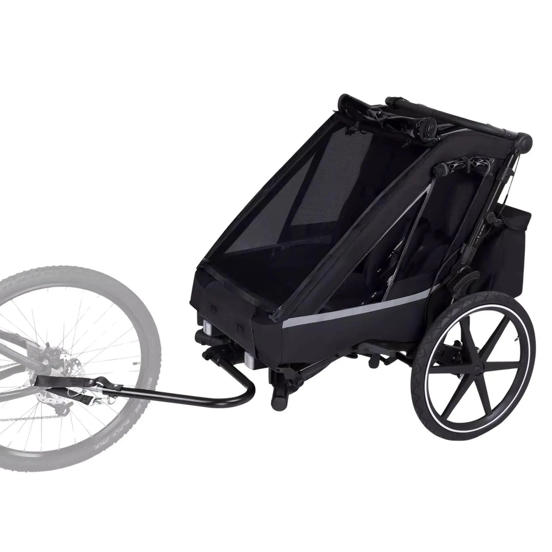 Remorque à vélo Tour avec 2 sièges confort et roues gonflables - Moutatchou