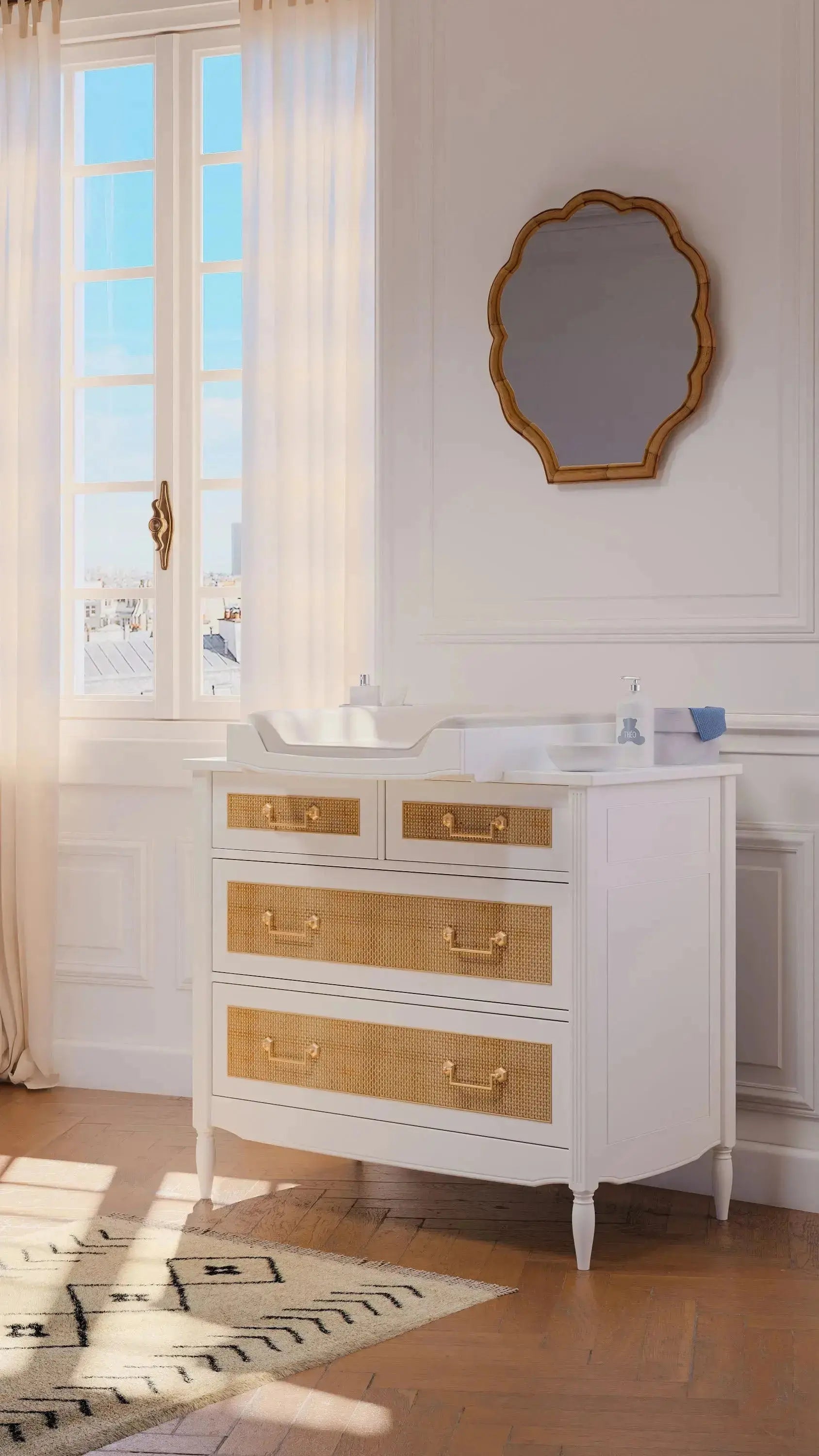 Commode Hermione Neige Théo Bébé Théo