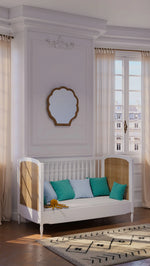 Chambre Hermione en bois massif & rotin Théo